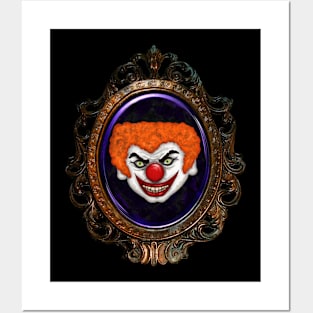 Creepy Cute JJ the Clown Copper Frame Posters and Art